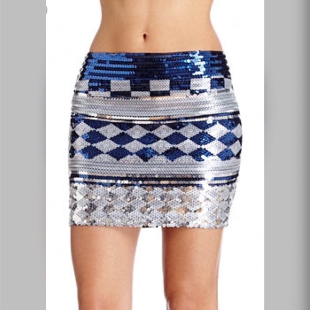 Sequin Mini Skirt